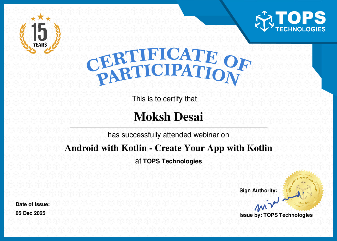 Certificate Image