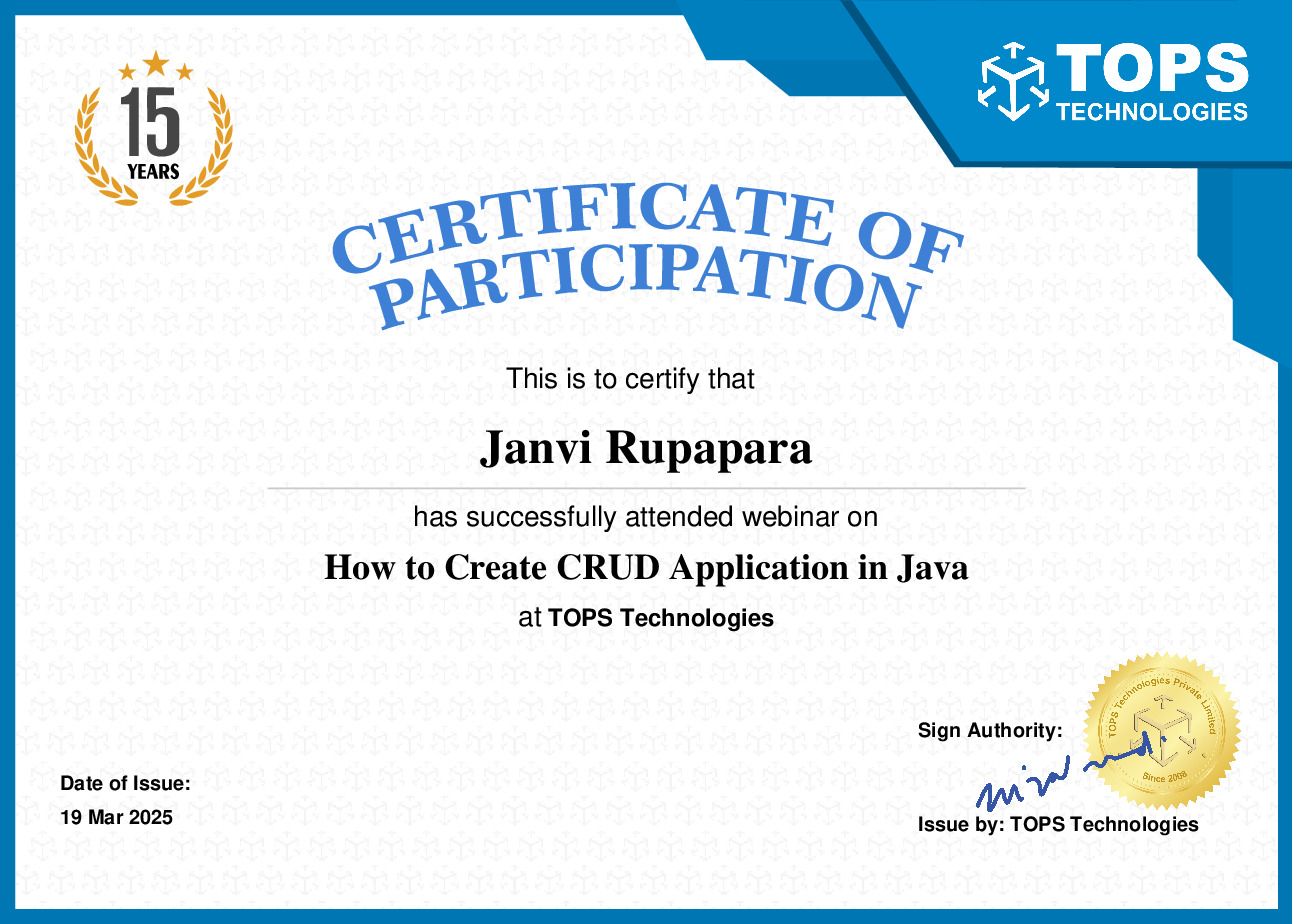 Certificate Image