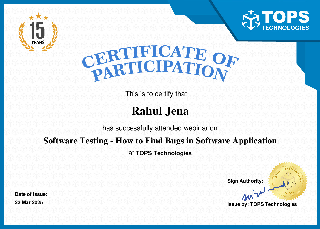 Certificate Image