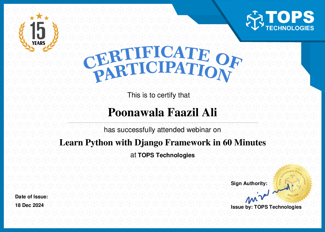 Certificate Image