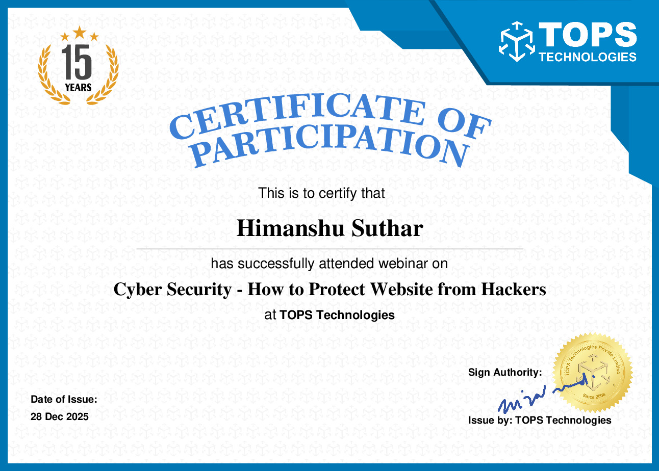 Certificate Image