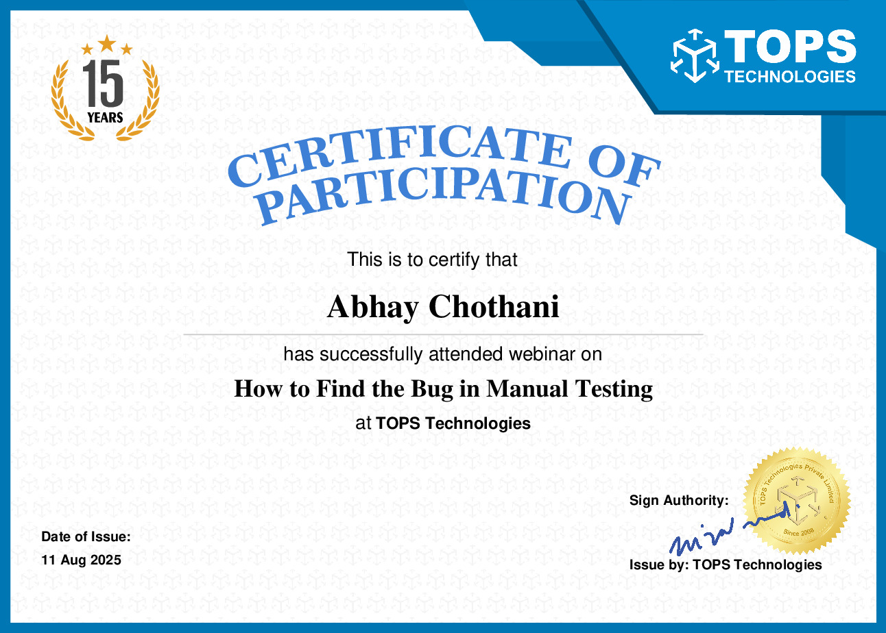 Certificate Image