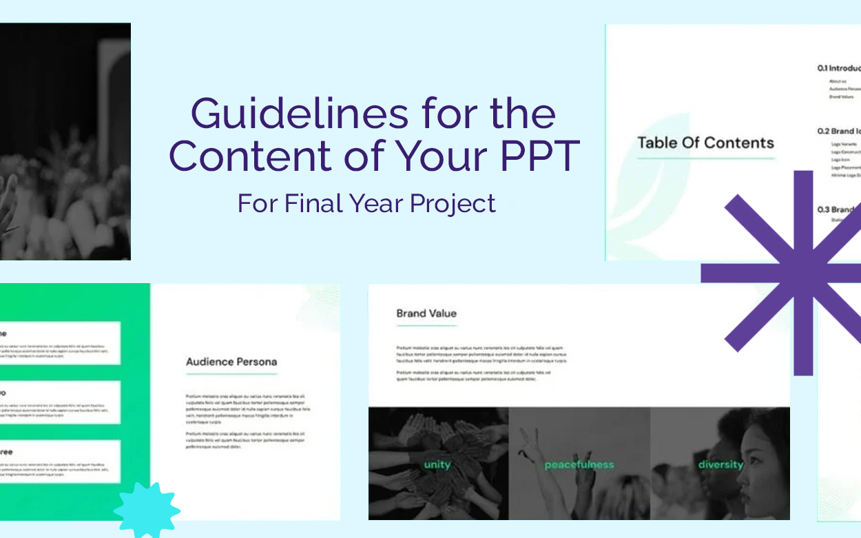 how to make ppt for project presentation