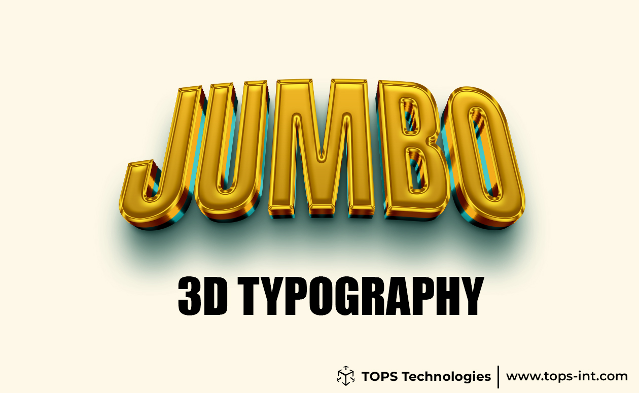 3D Typography :  Graphic Design Course