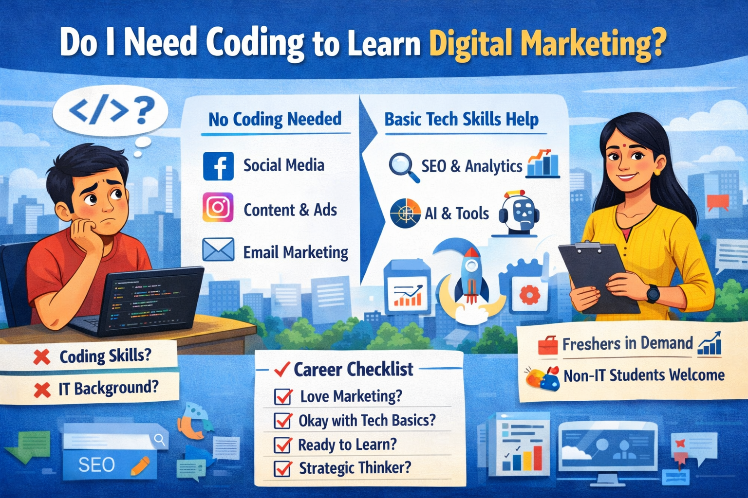 Do I Need Coding to Learn Digital Marketing? Learn Digital Marketing