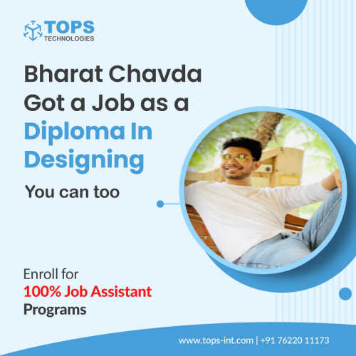 Bharat Chavda as a Dipoloma in Designing