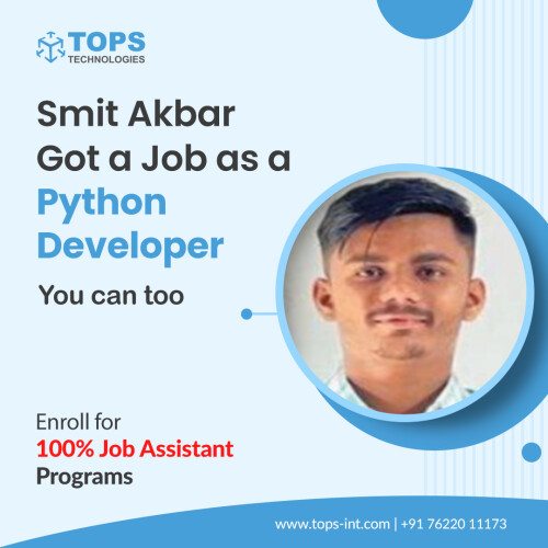 Smit Akbar  as a Python Developer