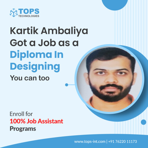  Kartik Ambaliya as a Diploma in Designing