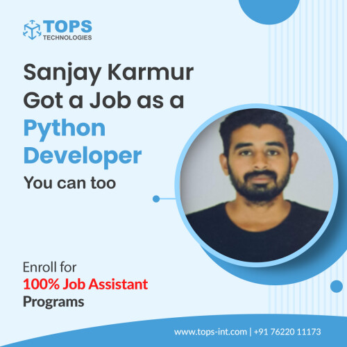  Sanjay Karmur  as a Python Developer