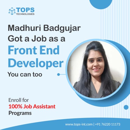  Madhuri Badgujar a Front End Developer