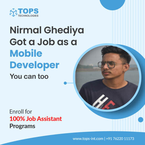  Nirmal Ghediya as a Mobile Developer