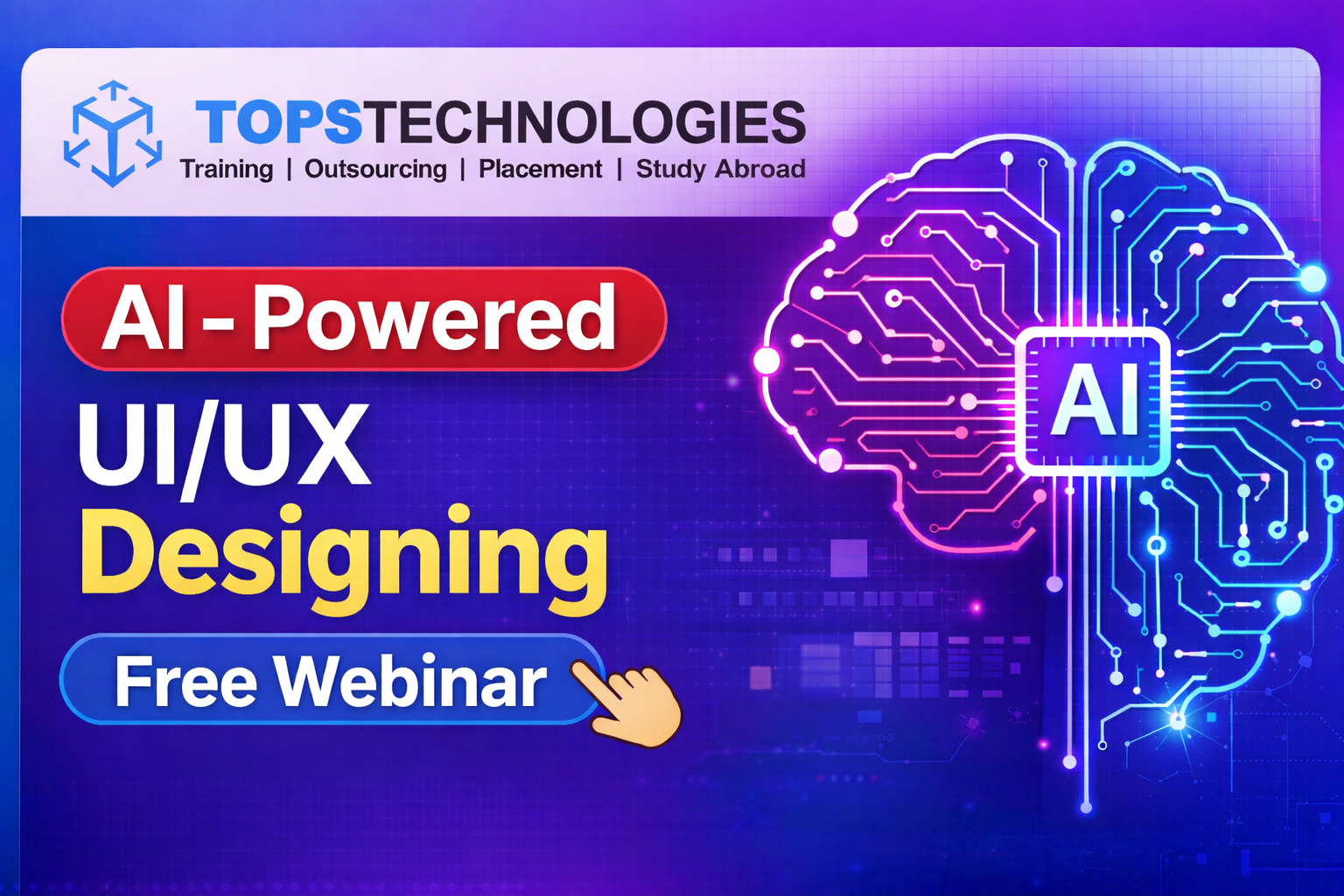 AI - Powered UI/UX Designing Icon Image