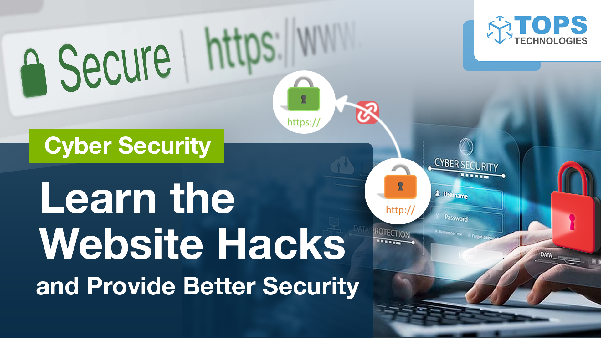 Learn the Website Hacks and Provide Better Security in Cyber Security Icon Image