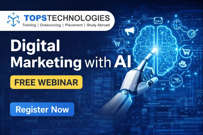 Digital Marketing with AI Icon Image