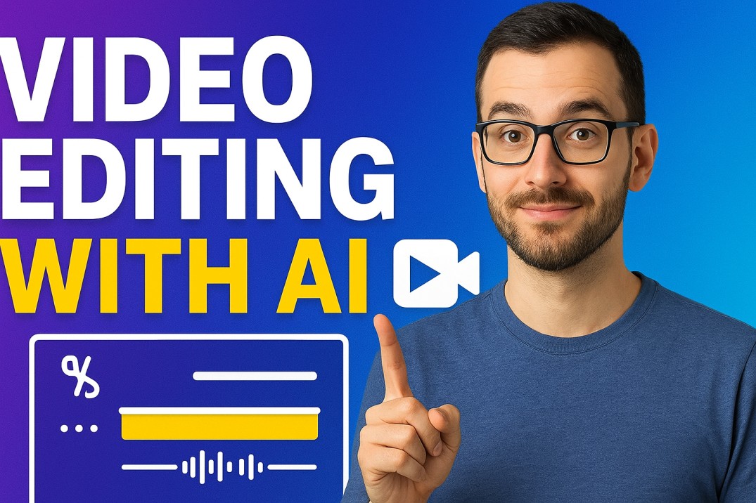 Video Editing with AI Icon Image