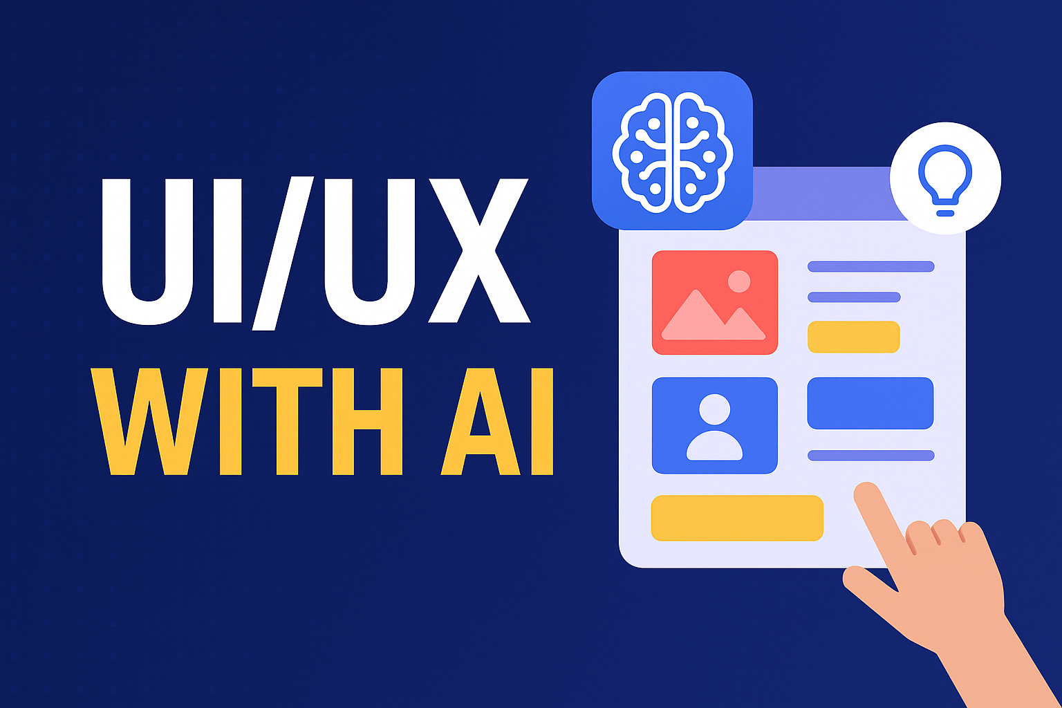 UIUX with AI Icon Image
