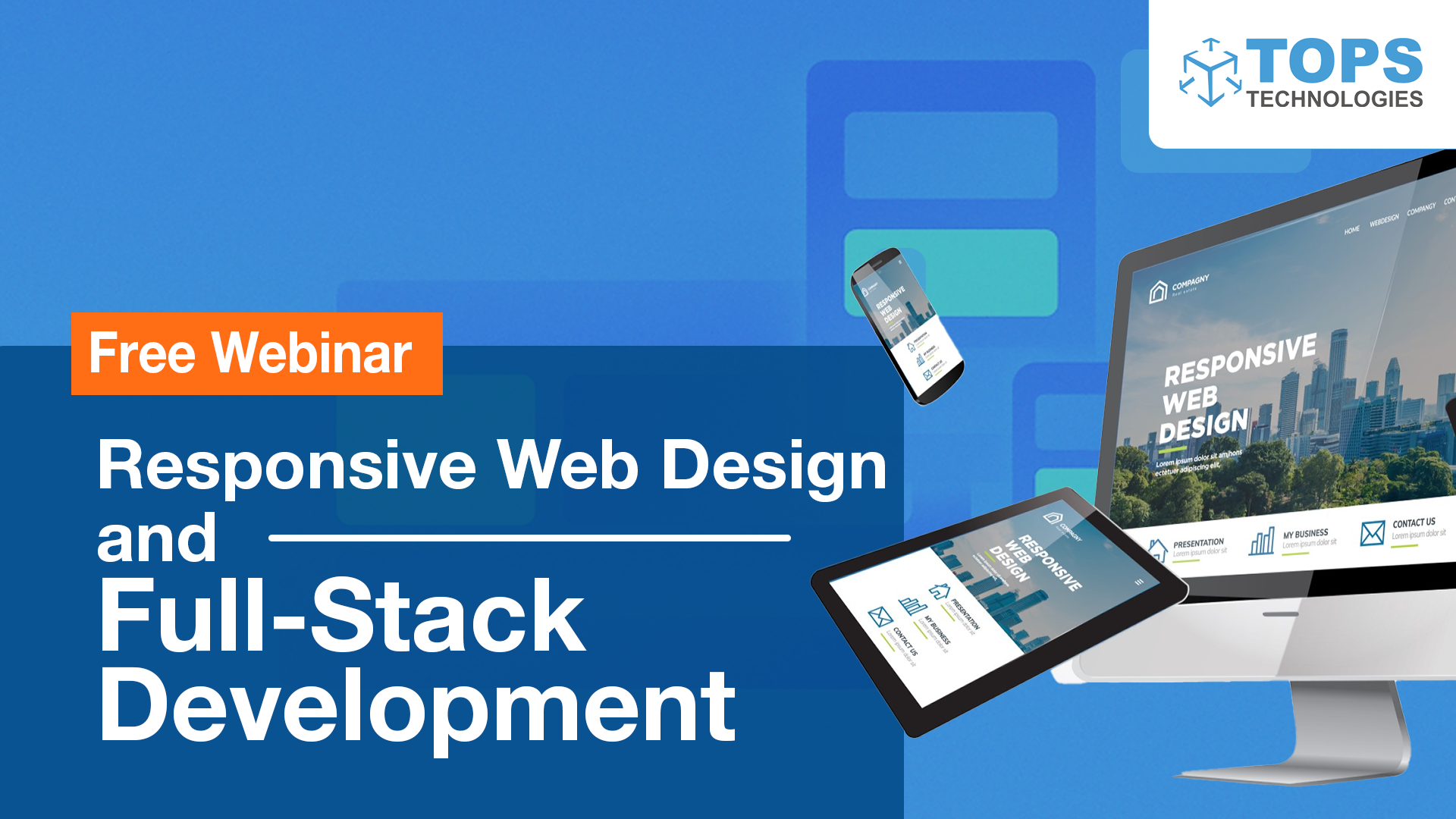 Responsive Web Designing and Full Stack Development Icon Image