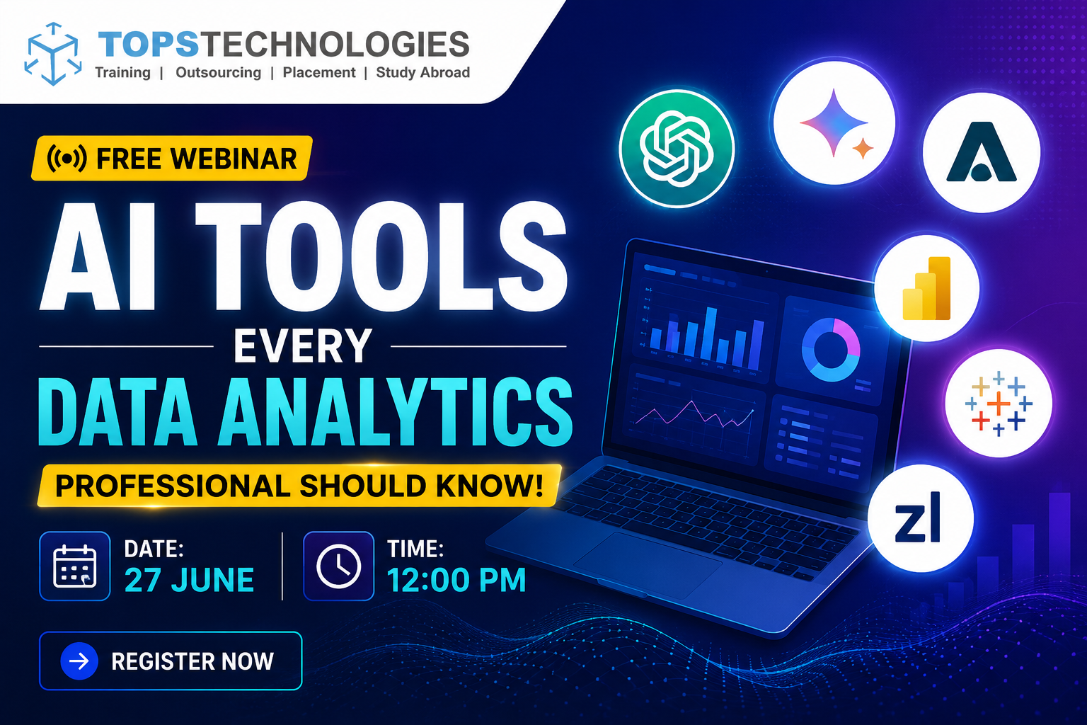 AI Tools Every Data Analytics Icon Image