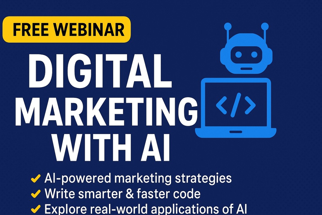 Digital Marketing with AI Icon Image