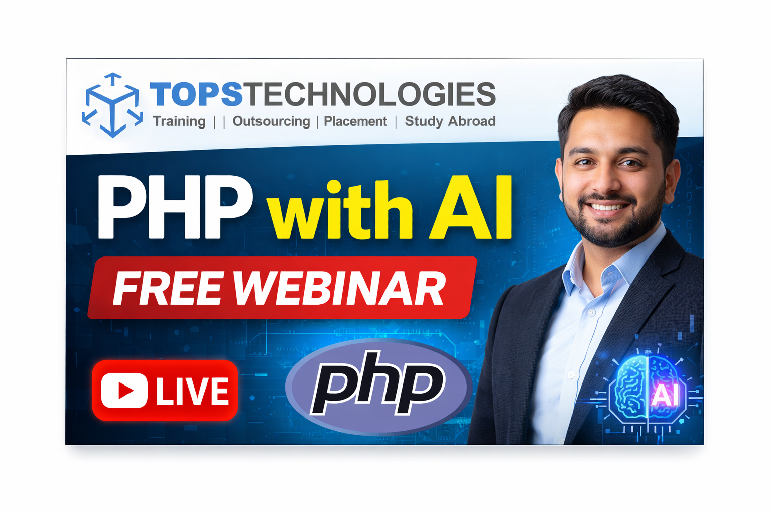PHP with AI – Build Smart Web Applications Icon Image