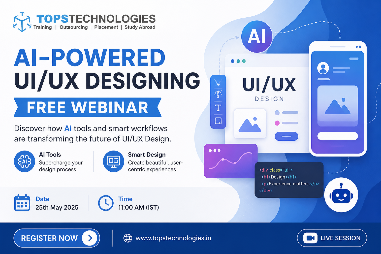 AI - Powered UI/UX Designing Icon Image