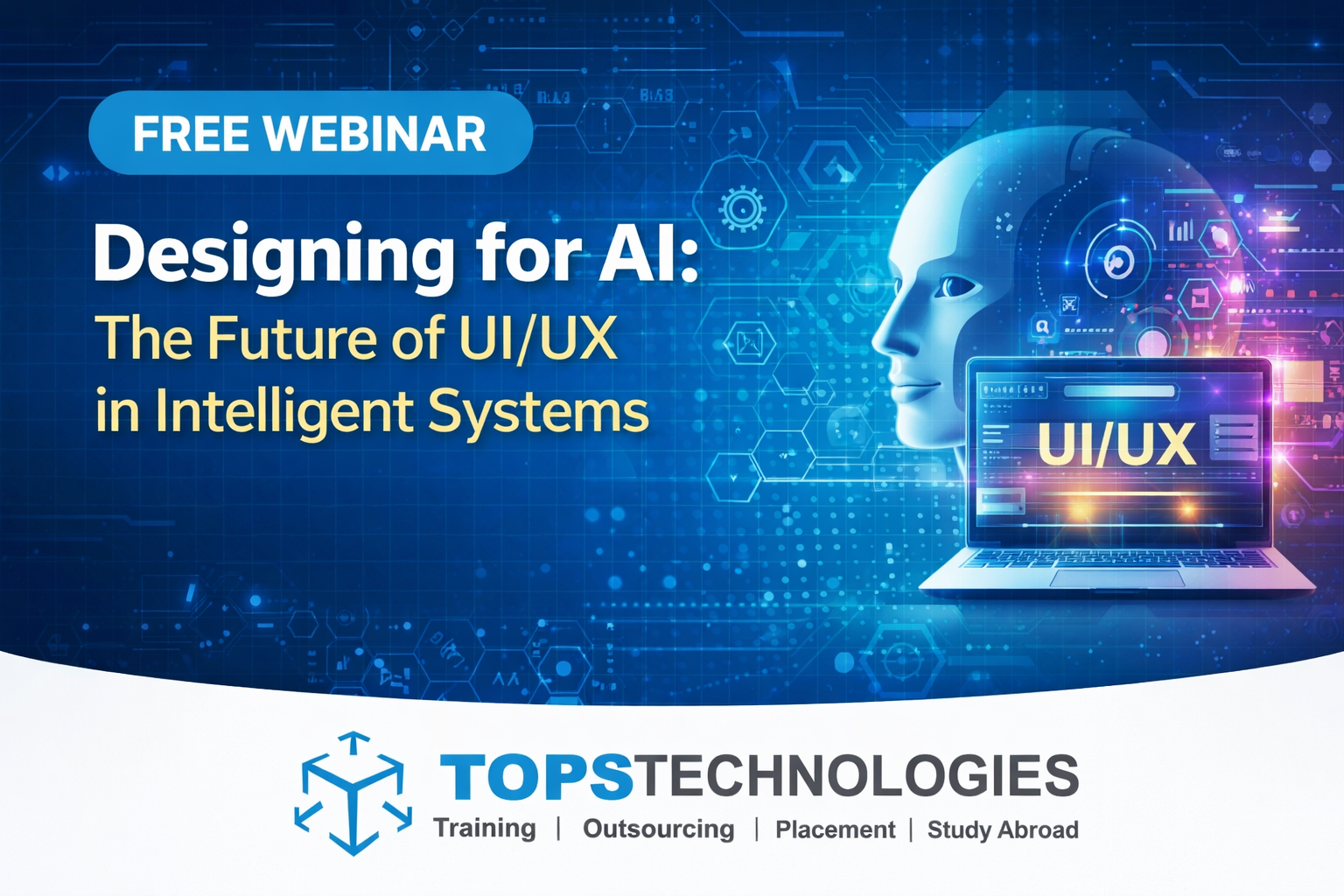 “Designing for AI: The Future of UI/UX in Intelligent Systems Icon Image