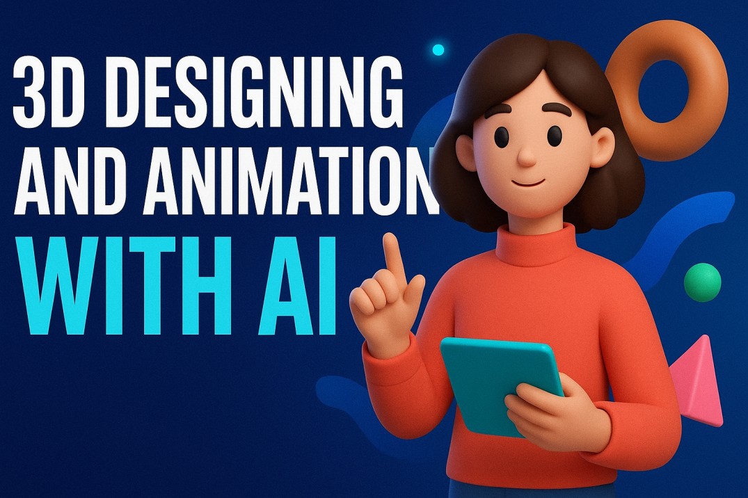 3D Designing and Animation with AI Icon Image
