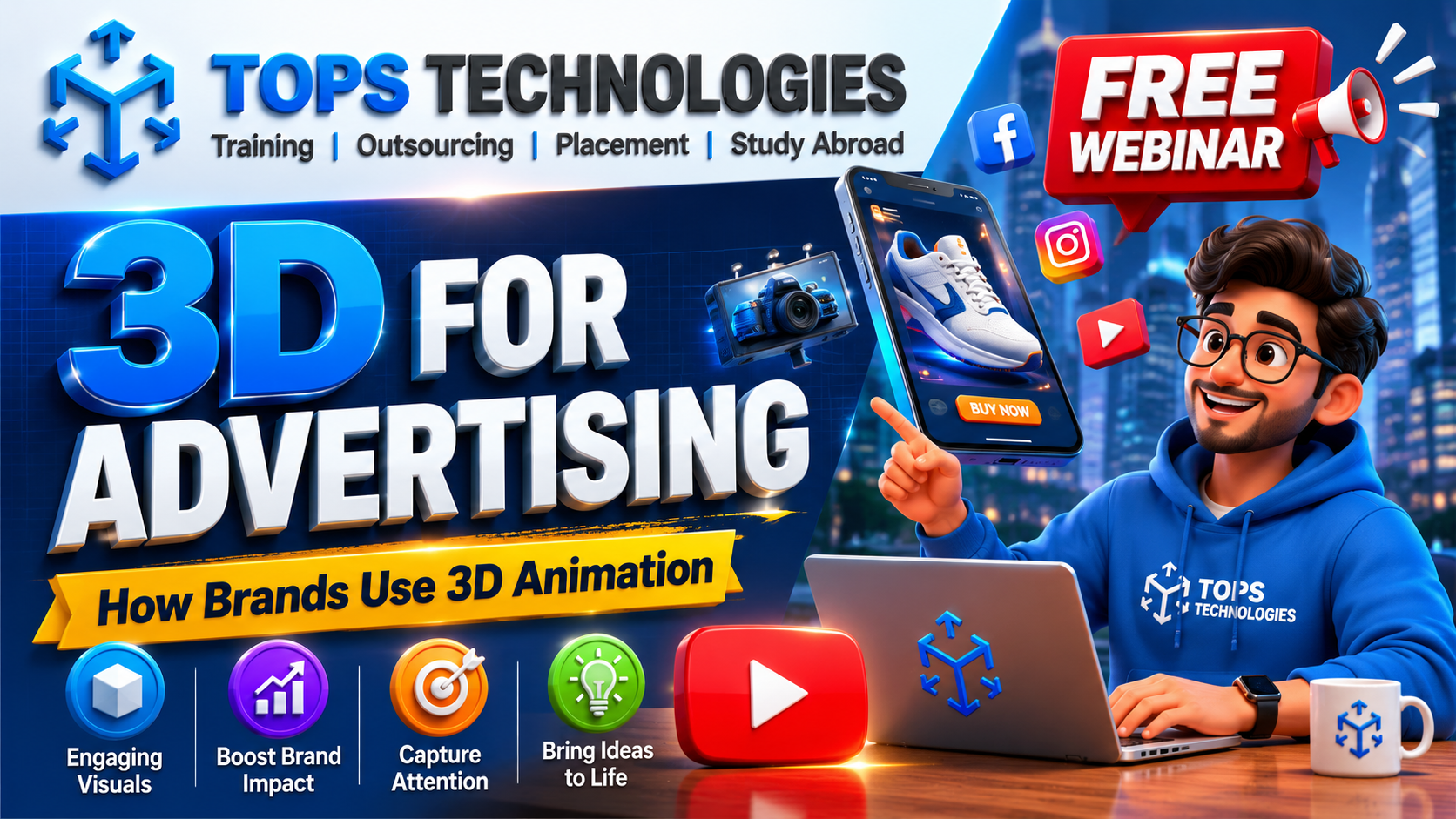 3D for Advertising - How Brands Use 3D Animation Icon Image