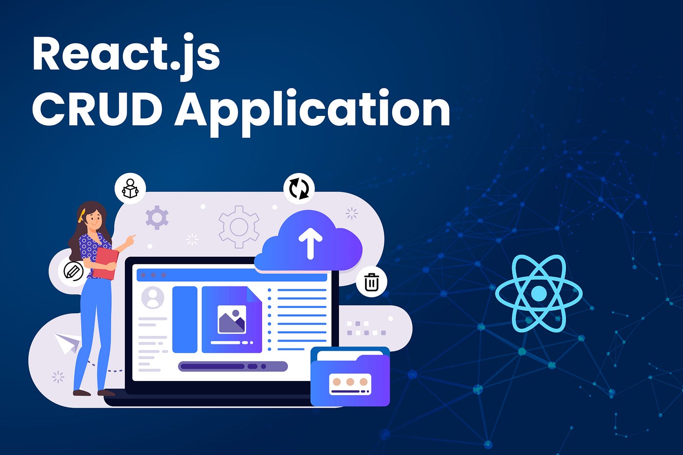 How to Create CRUD Application in React JS Icon Image