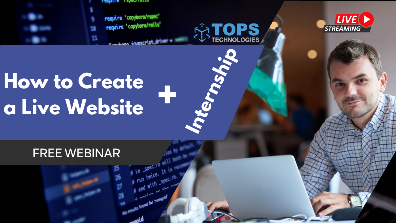 How to Create a Live Website + Internship Icon Image